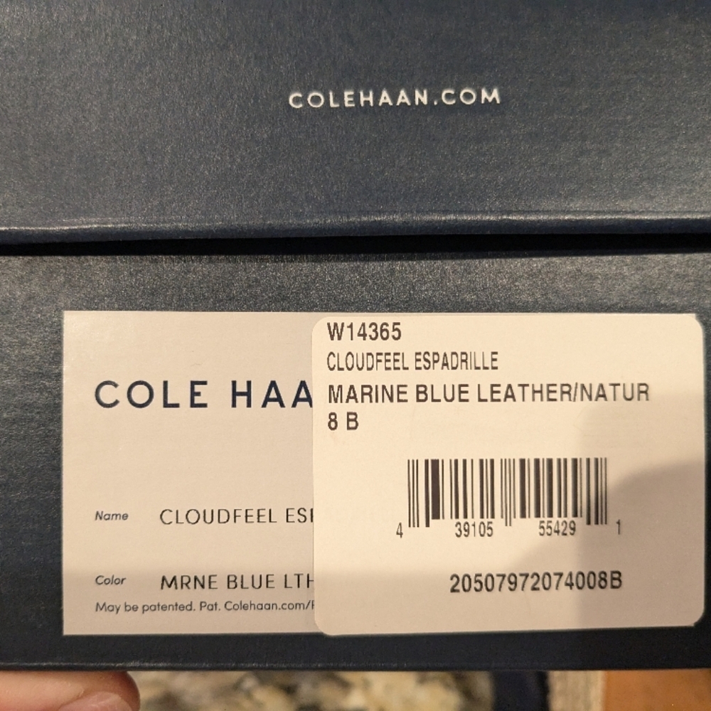 NIB Cole Haan Blue Slip-On Shoes - Picture 6 of 7